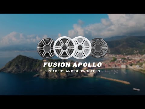 Garmin Fusion Apollo garsiakalbiai ir žemųjų dažnių garsiakalbiai