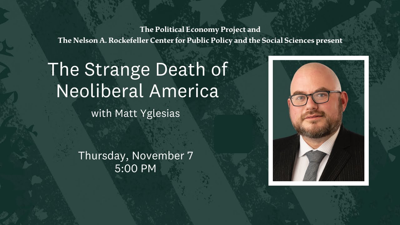 The Strange Death of Neoliberal America