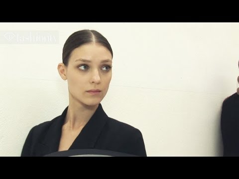 Hair & Makeup - Models & Makeup Backstage at Iceberg Spring/Summer 2013 | Milan Fashion Week | FashionTV