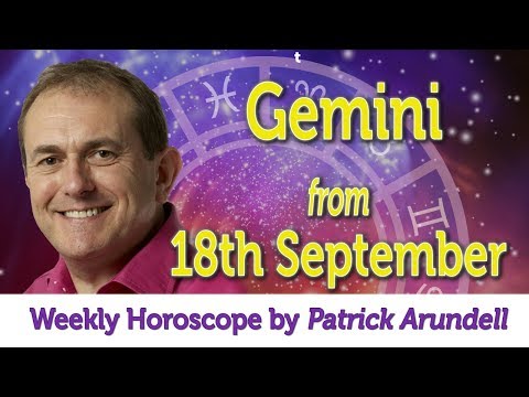 Gemini Weekly Horoscope from 18th September - 25th September 2017