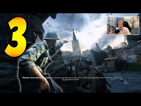 Call of Duty WW2 Campaign Gameplay Part 3 (PC 95 FOV) | TBNRKENWORTH