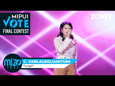 MIPUI VOTE (FINAL): C. VANLALROLUAHTUMI (VLi) - TUNGE?