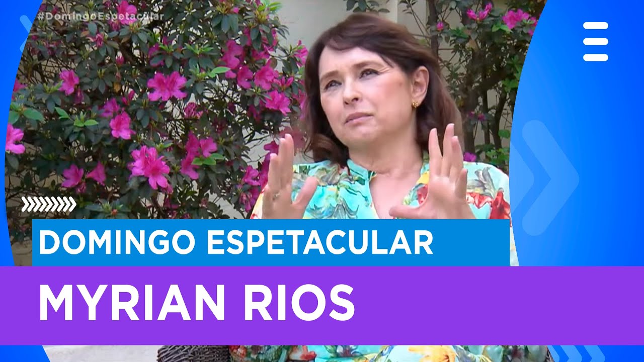 Atriz Myrian Rios recebe o 'Domingo Espetacular' e fala sobre a perda da audição