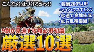 【紅の砂漠】9割が見逃す攻略に役立つ厳選小技&知識10選！