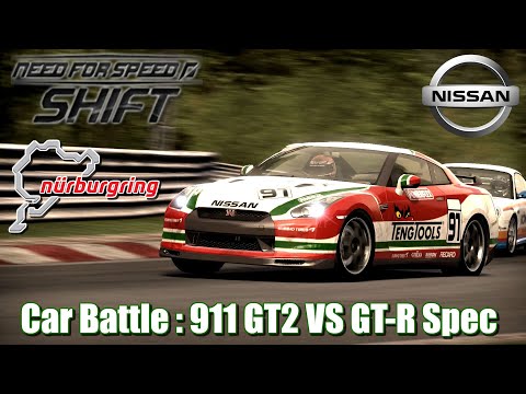 Retro Racing Games : Need For Speed Shift - Car Battle : 911 GT2 VS GT-R Spec