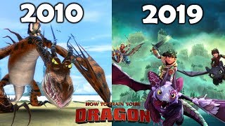 Evolution of How to Train Your Dragon Games