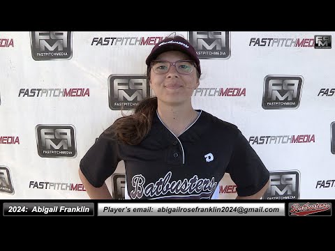 2024 Abigail Franklin Third Base and Second Base Softball Recruiting Skills Video- Batbusters Vigil
