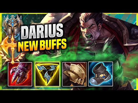 KOREAN CHALLENGER TRIES DARIUS WITH NEW BUFFS! - Korean Challenger Plays Darius TOP vs Nocturne! |