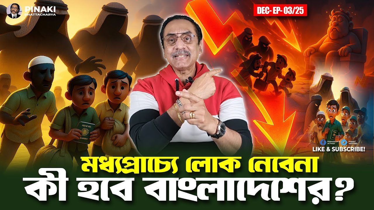 মধ্যপ্রাচ্যে লোক নেবেনা, কী হবে বাংলাদেশের ? Pinaki Bhattacharya || 