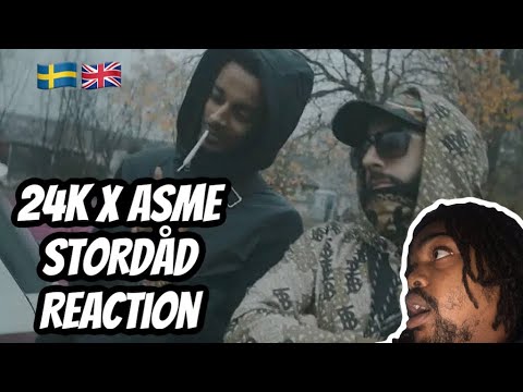 SWEDISH RAP REACTION 24K x ASME - STORDÅD (OFFICAL VIDEO)