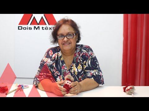 Aprenda a fazer uma Chaveiro de Boneca com a Solange Adam e a Dois M Têxtil
