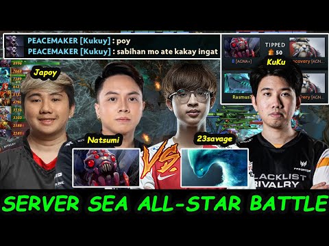 Natsumi vs 23savage Aurora Blacklist Carry Battle Server SEA Pub Stacked 7.36c New Patch Update
