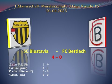 1.Mannschaft Meisterschaft 3.Liga SC Blustavia - FC Bettlach