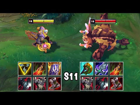 GNAR vs DARIUS SEASON 11 FULL BUILD FIGHTS & Best Moments!