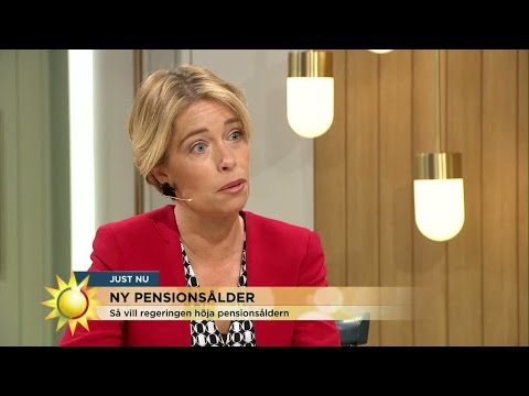 Regeringen vill höja pensionsåldern "Vi lever betydligt längre" - Nyhetsmorgon (TV4)