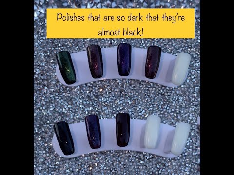 Topic Tuesday: Polishes That Are So Dark, They're Almost Black!
