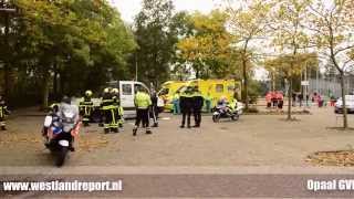 preview picture of video 'Medewerker groenvoorziening gewond geraakt in ‘s Gravenzande'
