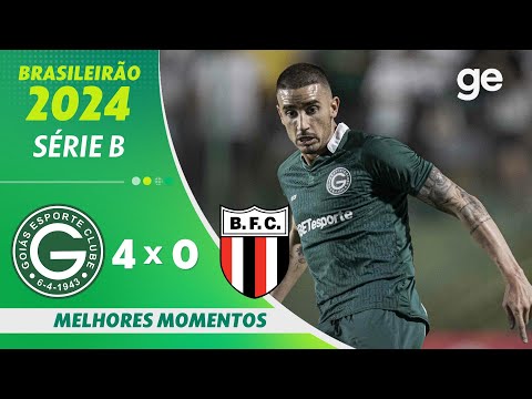 Gols e lances de Goiás x Botafogo-SP