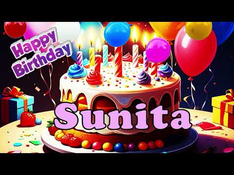🎂 Happy Birthday Song for Sunita🎶
