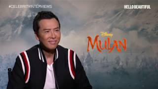 DONNIE YEN On New Character in MULAN, Family Values, & Chinese Culture video