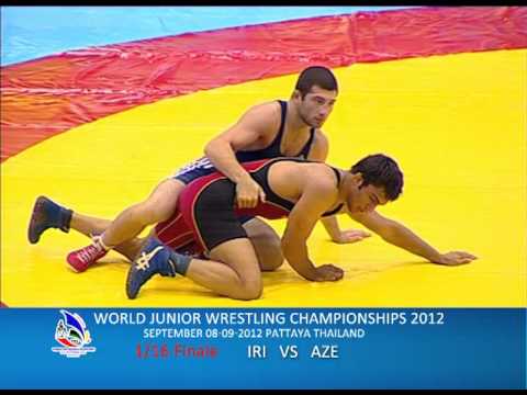 WORLD JUNIOR WRESTLING CHAMPIONSHIPS 2012_IRI VS AZE