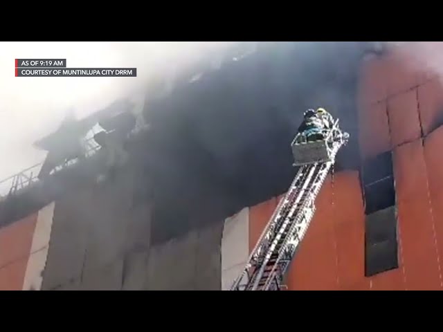 Fire strikes Starmall Alabang in Muntinlupa