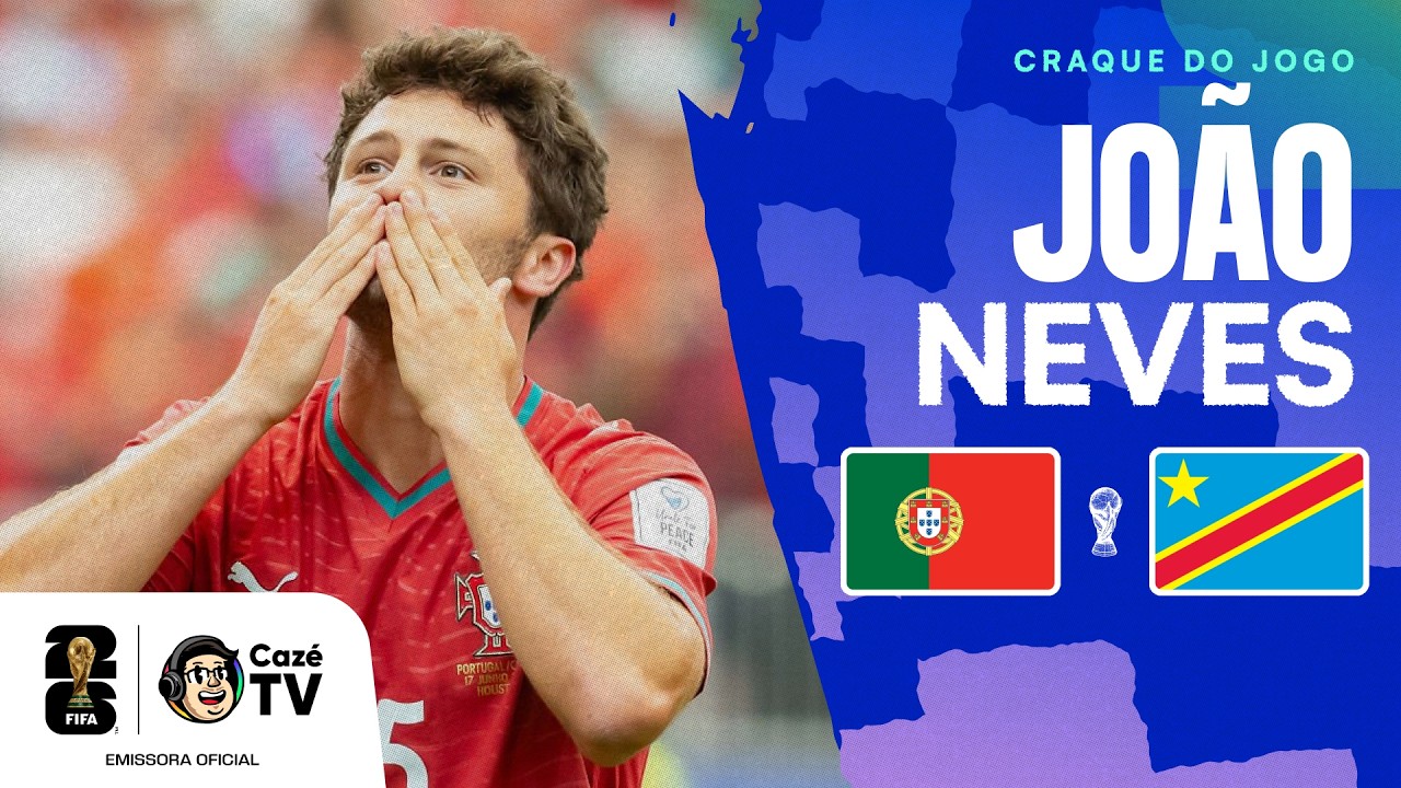 PEQUENO GIGANTE! TODOS OS LANCES DE JOÃO NEVES EM PORTUGAL X RD CONGO | COPA DO MUNDO | 1ª RODADA