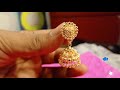 Latest design gold earrings jhumka for girl / gold jhumka design with weight and price New design