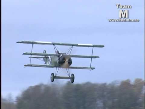 Mikael Carlson's Fokker Dr 1 Dreidecker flies!
