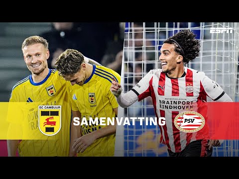 SPEKTAKELSTUK IN LEEUWARDEN MET ACHT GOALS 🍿👀 | Samenvatting SC Cambuur - Jong PSV