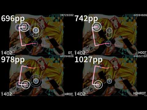 kradness&Reol - Remote Control [Max Control!] | DT vs HDDT vs HRDT vs HDHRDT