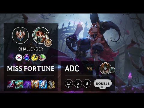Miss Fortune ADC vs Jhin - KR Challenger Patch 10.25b