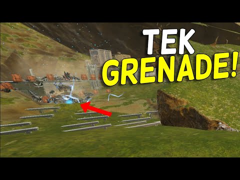 Raiding A Rathole With Only TEK Grenades! ARK Small Tribes