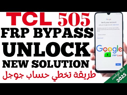 TCL 505 T509K FRP Bypass Removal GoogleAccount  100% Working Method 2025