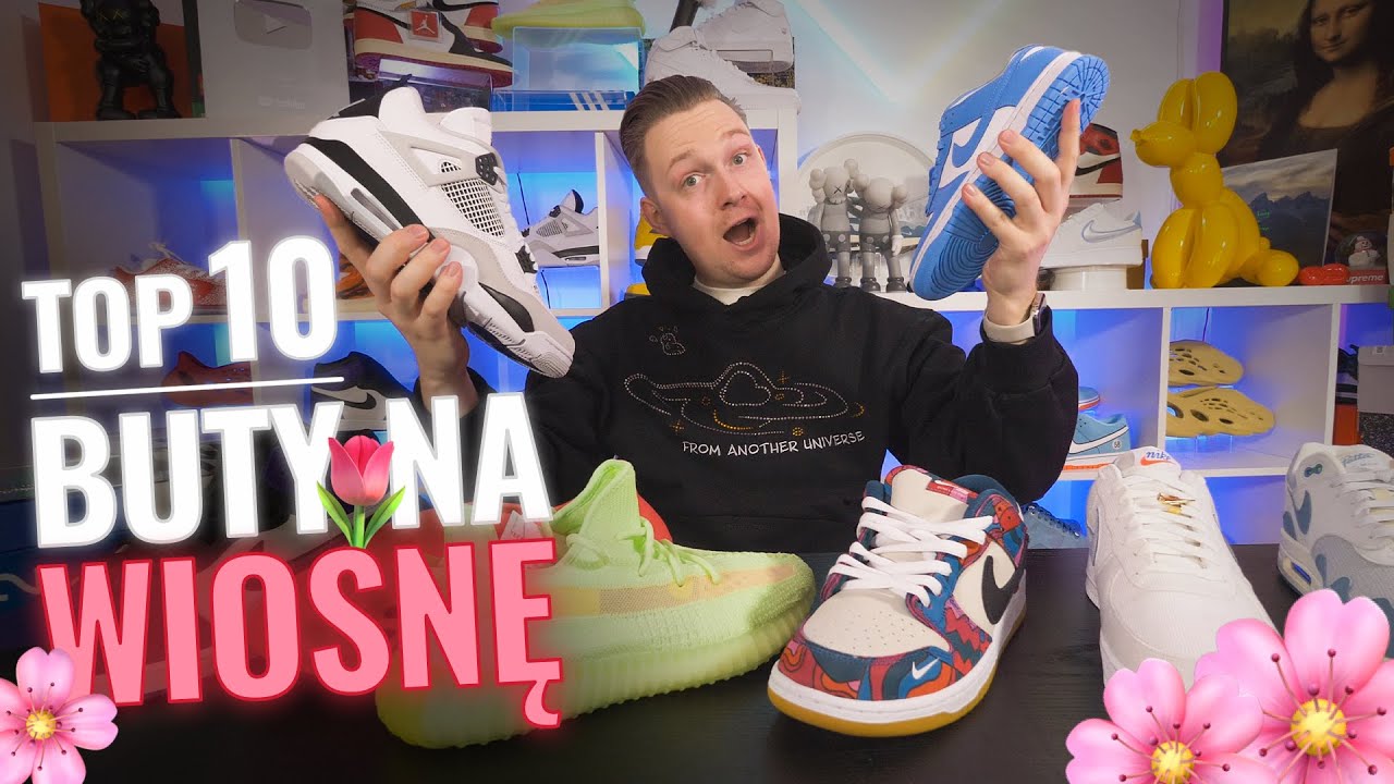 TOP 10 BUTY na WIOSNĘ do 350 PLN! 2023🌳 ☀️ Jordan, Nike, Dunk, Yeezy, Air Force 1, Vans New Balance