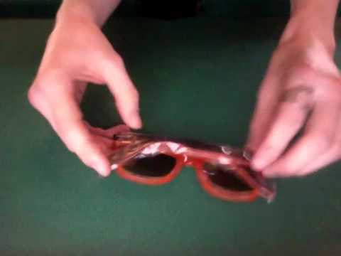 Designer's Sunglasses with UV400 Acetate Plastic Tempered Glass Lens from dealextreme