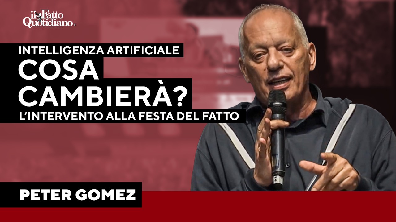 Peter Gomez: "Ci sono mestieri totalmente a rischio". Cosa cambierà con l'IA?