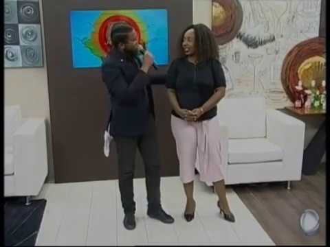 Son Z canta Real Nigga do gueto na TV MIRAMAR com Chefe Rogerio e Nilza Manjate