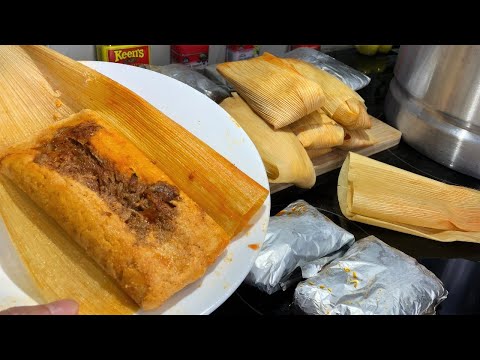 Receta de Tamales de Carne 🔥Cómo hacer Tamales en 8 MIN! 🔥SIN OLLA VAPORERA Recetas keto