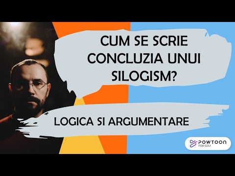 Logica si argumentare - Cum se scrie concluzia unui silogism respectand legile silogismului?