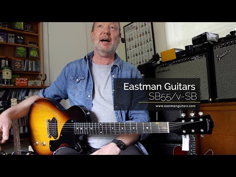 Eastman SB55/V-SB Solidbody Electric Guitar w/HS Case 2024 - Antique Varnish - Sunburst image 12