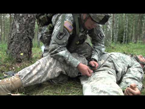 2011 U.S. Army Europe EFMB_Combat Training Lane 1