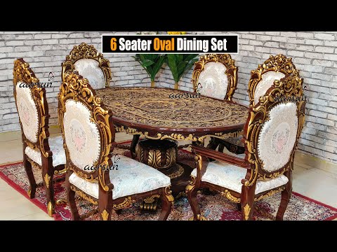 Six Seater Dining Table Design - Factory Direct Video
