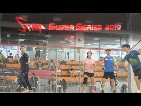 [매치업스쿼시] 강영진-정규웅 vs 서효주-김태형(S-Top Super Series 2019)