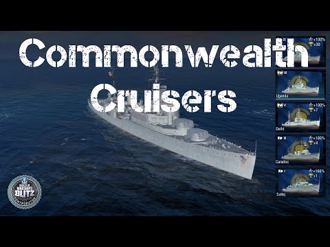 Tech Tree Talk - Commonwealth Cruisers - World of Warships Blitz