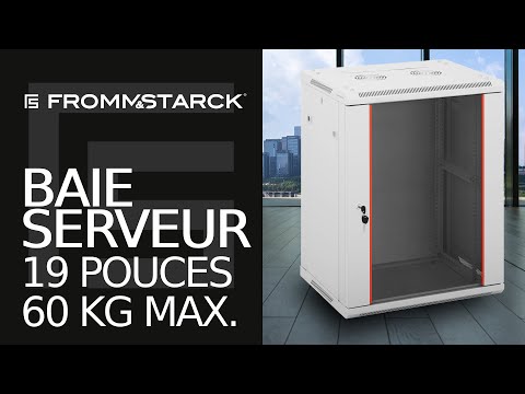 Vidéo - Baie serveur - 19 pouces (48,26 cm) - 15 U - Verrouillable - 60 kg max. - Grise