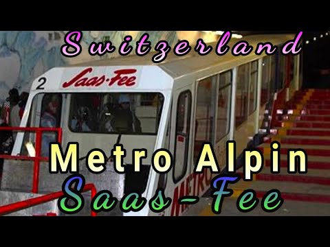 Felskinn–Mittelallalin Tunnel(MetroAlpin Going),SaasFee, Switzerland🇨🇭#travel#vlog