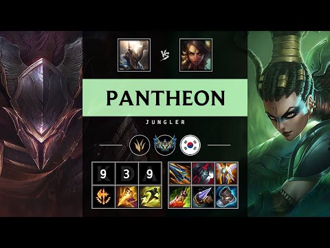 Pantheon Jungle vs Nidalee - KR Challenger Patch 25.21