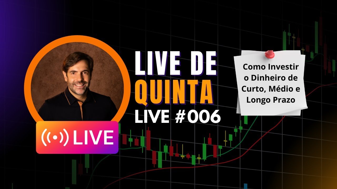 Live #006 - Como Investir o Dinheiro de Curto, Médio e Longo Prazo