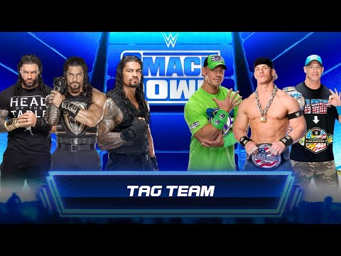 Can 4 Different Roman Reigns Defeat 4 Different John Cena WWE 2K22